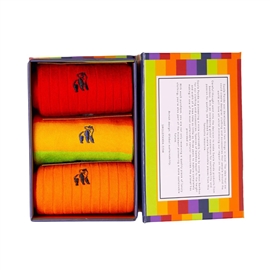 Swole Panda Sock Gift Box 3P - Pride