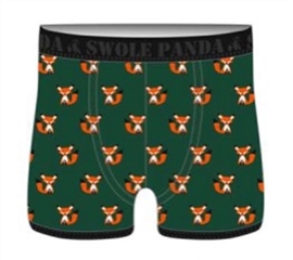 Swole Panda Mr Fox Bamboo Boxers