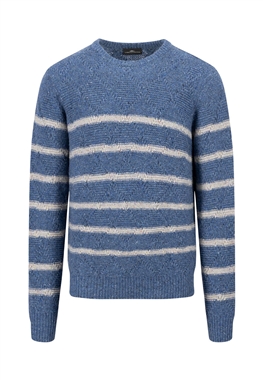 Fynch Hatton Stripe Donegal Knitwear