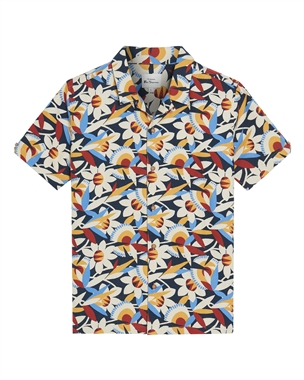 Ben Sherman Abstract Floral Print Shirt