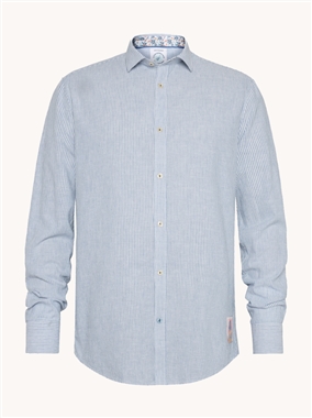 A Fred Named Fred 31.020 Stripe Linen Shirt