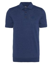 Barbour MKN1559 Buston Knitted Polo - Navy