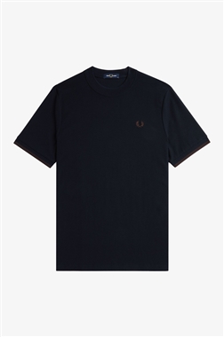 Fred Perry M4654 Tipped Cuff Pique Shirt