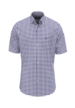 Fynch Hatton Seersucker Check Shirt