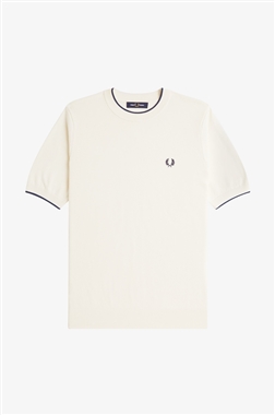 Fred Perry K7642 Textured Front Knit Tee