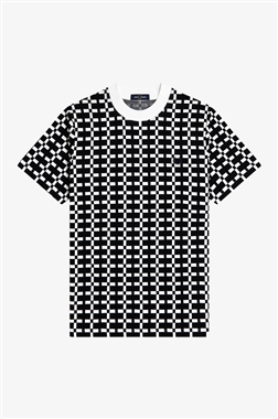 Fred Perry M9864 Geometric Jacquard Tee