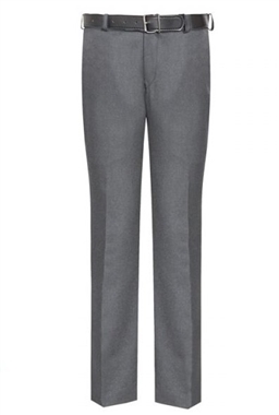 David Luke Slim Fit Flat Front Trouser DL959 Grey (Unisex)